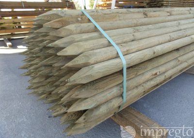 Импрегнирани дървени колове-8